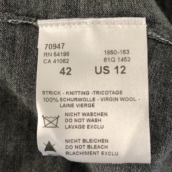 Bogner grey v-neck sweater - Picture 7 of 7